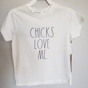Rae Dunn Toddler 'Chicks Love Me' Tee
